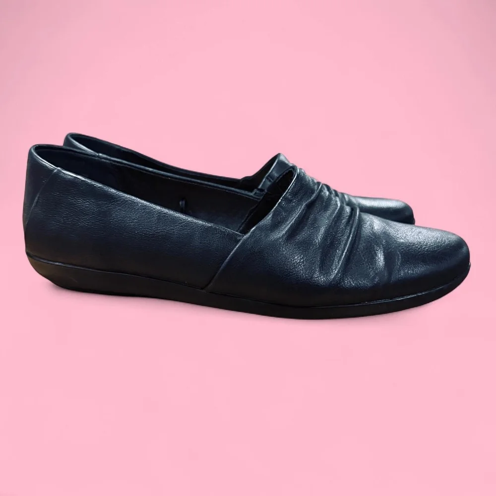 Comfort Preppy Grannycore Beartraps Piper Memory Foam Faux Leather Loafers 10M